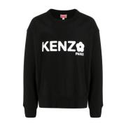 Zwarte Sweatshirt Herenmode Kenzo , Black , Heren