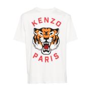 Witte T-shirts & Polos voor mannen Kenzo , White , Heren