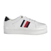 Witte Sneaker met Hoge Zool Tommy Hilfiger , White , Dames