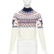 Pre-owned Wool tops Dior Vintage , Multicolor , Dames