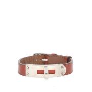 Pre-owned Leather bracelets Hermès Vintage , Brown , Dames