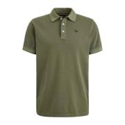 Garment-Dyed Polo Shirt PME Legend , Green , Heren