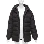 Pre-owned Nylon outerwear Prada Vintage , Black , Dames