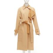 Pre-owned Wool outerwear Celine Vintage , Brown , Dames