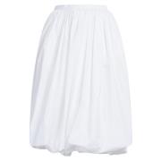 poplin balloon midi skirt Marni , White , Dames