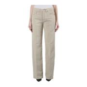 Denim Jacklin Broek Dondup , Beige , Dames