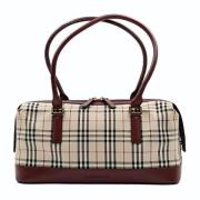 Pre-owned Leather shoulder-bags Burberry Vintage , Multicolor , Dames