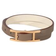 Pre-owned Rose Gold bracelets Hermès Vintage , Brown , Dames