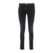 Stretch Zwarte Jennifer Jeans Dsquared2 , Black , Dames