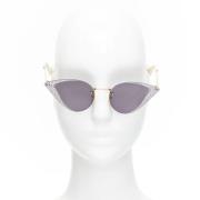 Pre-owned Metal sunglasses Gucci Vintage , Yellow , Dames