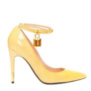 Pre-owned Leather heels Tom Ford Pre-owned , Yellow , Dames