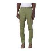 Groene Katoenen Broek Boss , Green , Heren