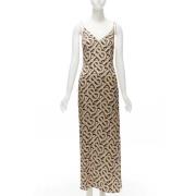 Pre-owned Fabric dresses Burberry Vintage , Brown , Dames