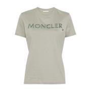 Groene T-shirts en Polos Moncler , Green , Dames