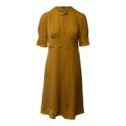 Pre-owned Silk dresses Marc Jacobs Pre-owned , Yellow , Dames