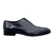 Blauwe Oxford Veterschoenen Trendy Stijl Hugo Boss , Blue , Heren