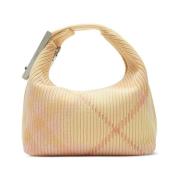 Roze Multicolor Gebreide Schoudertas Burberry , Multicolor , Dames