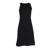 Pre-owned Wool dresses Versace Pre-owned , Black , Dames