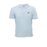 Klassieke Pique Polo Shirt Roy Roger's , Blue , Heren