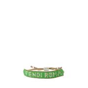 Handtekening armband met verstelbare sluiting Fendi , Green , Heren