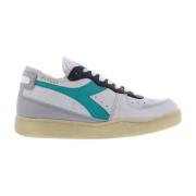 Rij Gesneden Sneakers Diadora , White , Dames