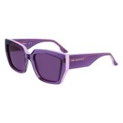 Mode Zonnebril Kl6143S Model 662 Karl Lagerfeld , Purple , Dames