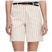 Pin Stripe Shorts Selected Femme , Beige , Dames
