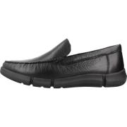 Stijlvolle Loafers voor Heren Geox , Black , Heren