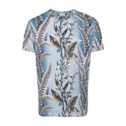 Stijlvolle Heren T-shirt Etro , Blue , Heren