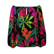 Exotische Bloemen Blouse Joseph Ribkoff , Multicolor , Dames