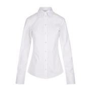 Witte Scout Shirt Sportmax , White , Dames