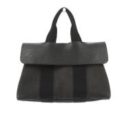 Pre-owned Leather handbags Hermès Vintage , Black , Dames