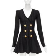 Pre-owned Fabric dresses Balmain Pre-owned , Black , Dames