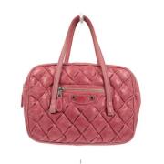 Pre-owned Leather balenciaga-bags Balenciaga Vintage , Pink , Dames