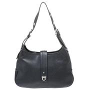 Pre-owned Leather shoulder-bags Salvatore Ferragamo Pre-owned , Black ...