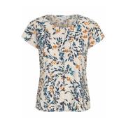 Stijlvol T-shirt met fijn print Masai , Multicolor , Dames