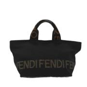 Pre-owned Fabric handbags Fendi Vintage , Black , Dames