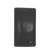 Pre-owned Leather wallets Chanel Vintage , Black , Dames