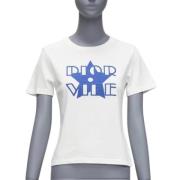 Pre-owned Cotton tops Dior Vintage , White , Dames