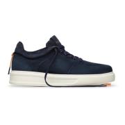 Blauwe Sneakers Jimbo Waterafstotend Nubuck Barracuda , Blue , Heren