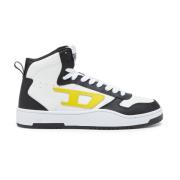 S-Ukiyo V2 Mid - High-top sneakers in leather and nylon Diesel , White...