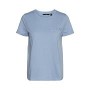 Francis Top T-Shirt Vero Moda , Blue , Dames