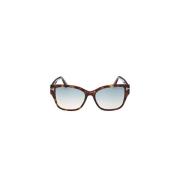 Stijlvolle zonnebril voor vrouwen Tom Ford , Brown , Unisex