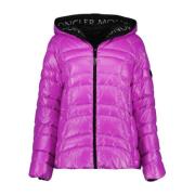 Gewatteerde capuchonjas Moncler , Pink , Dames