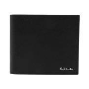 Zwarte portemonnee met Signature Stripe Balloon PS By Paul Smith , Bla...