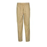 Chino broek met rechte pasvorm Moncler , Beige , Dames