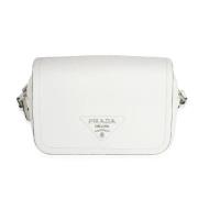 Pre-owned Leather prada-bags Prada Vintage , White , Dames