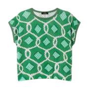 Groene Sweater Actitude Collectie Twinset , Green , Dames