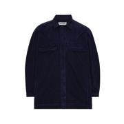 Indigo Bird Shirt Henrik Vibskov , Blue , Heren