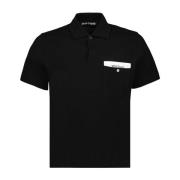 Klassieke Polo Shirt Palm Angels , Black , Heren